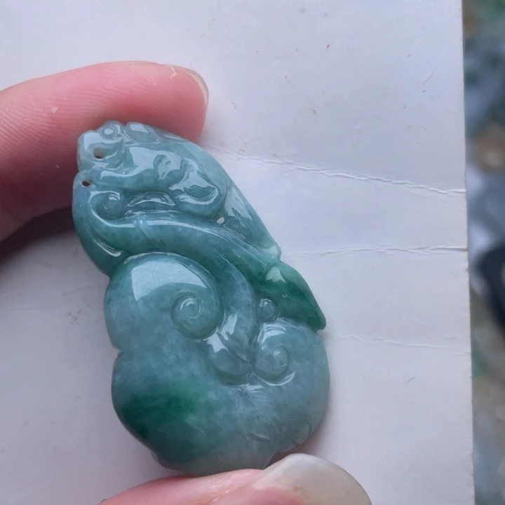 翡翠未镶嵌吊坠(不含链)翡翠