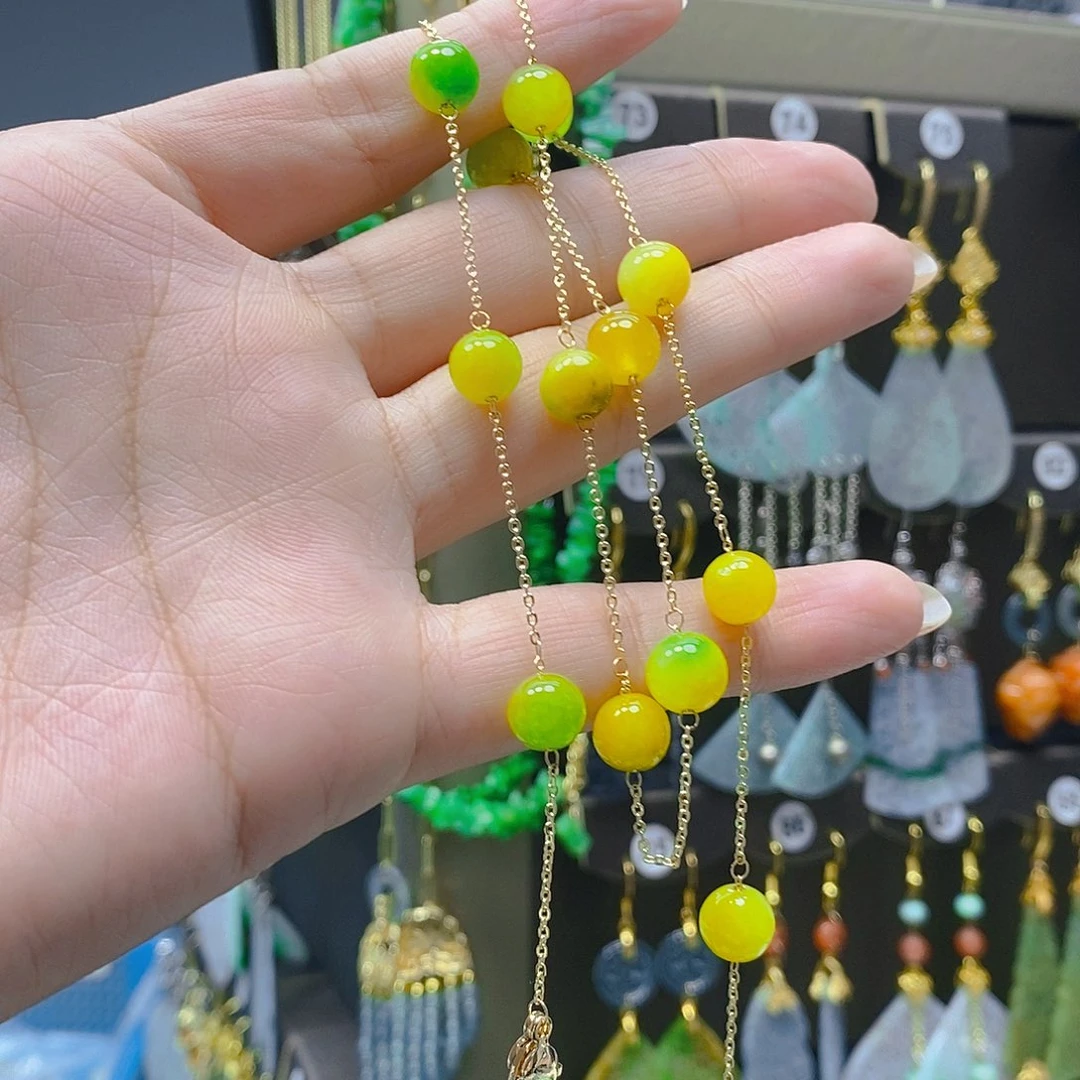 颈饰未镶嵌翡翠翡翠