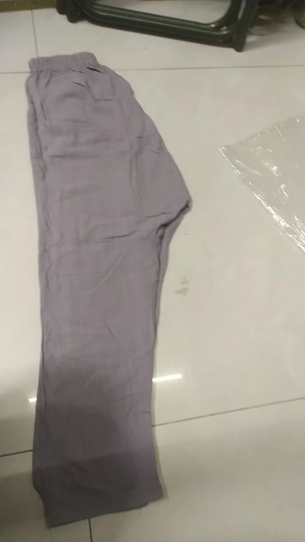 棉麻休闲裤库存处理