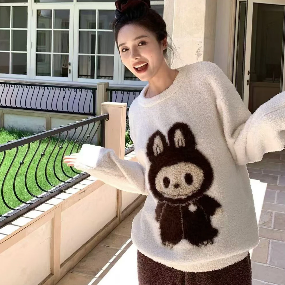 2025新款睡衣女款拉布布冬季加厚软绵