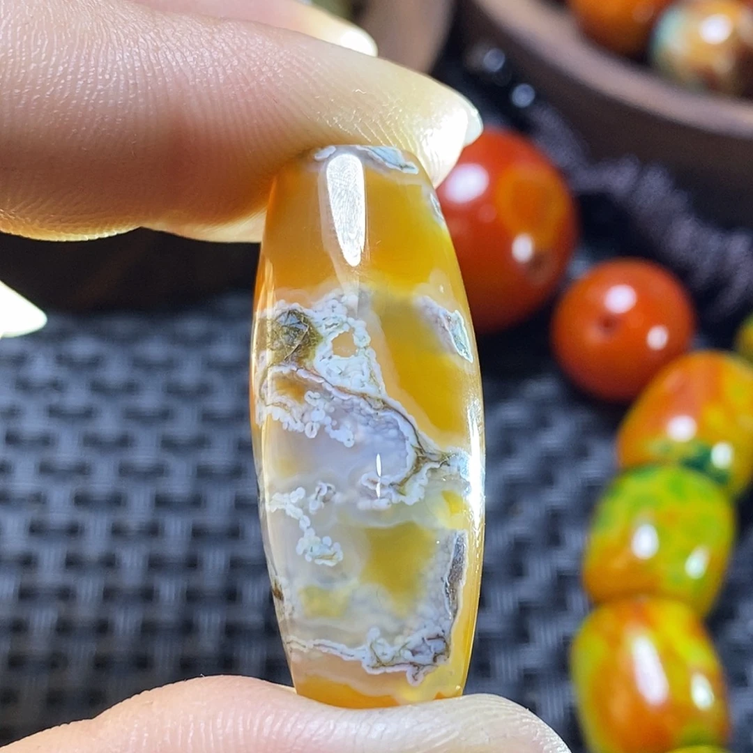 眼***玛瑙/玉髓未镶嵌颈饰