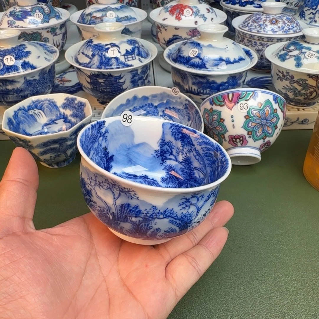 纯手工纯手绘茶具98