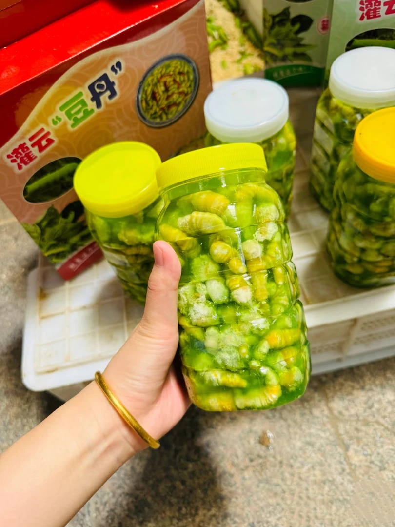 灌云豆丹特产新鲜速冻豆丹高蛋白食用昆虫顺丰冷链发货
