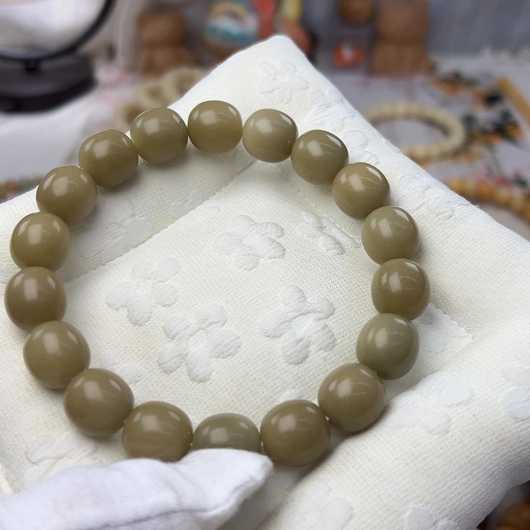 愛***猪菩提根/象牙果吊坠14.7干磨➕麂皮袋子887