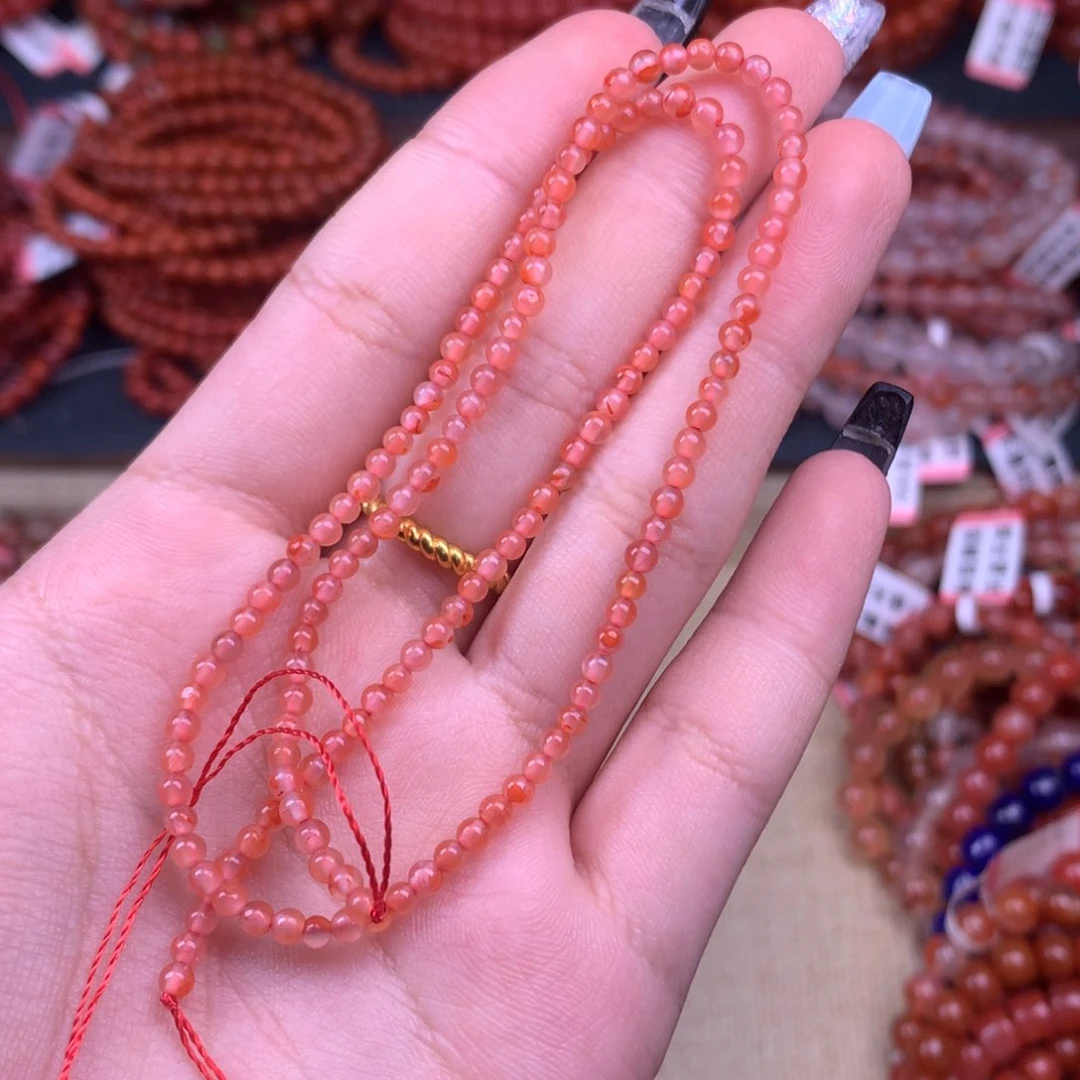 未镶嵌手链南红玛瑙2号卡3双圈