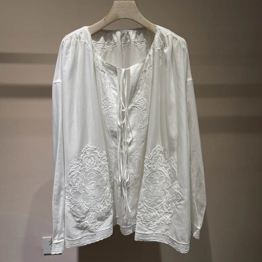 有尾｜无事瞎说刺绣衬衫1625322