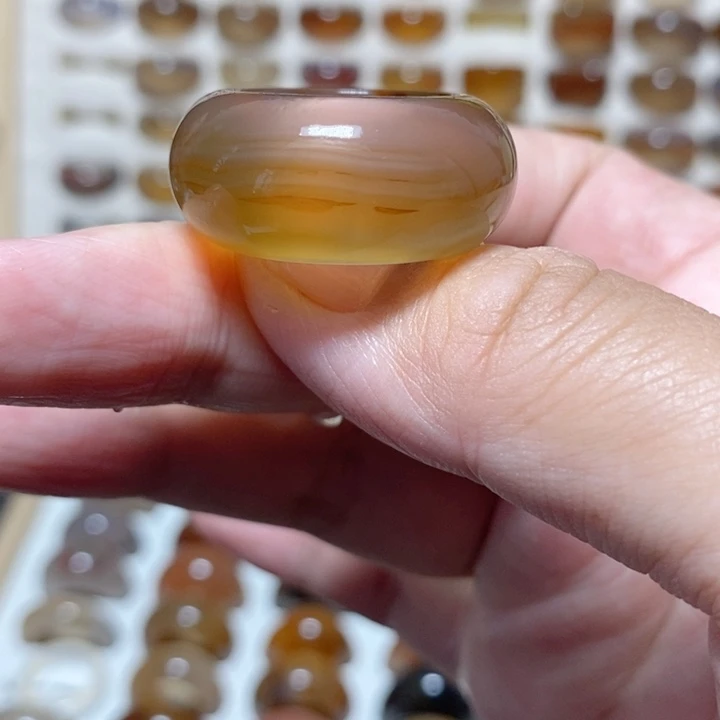 玛瑙/玉髓未镶嵌戒指港20