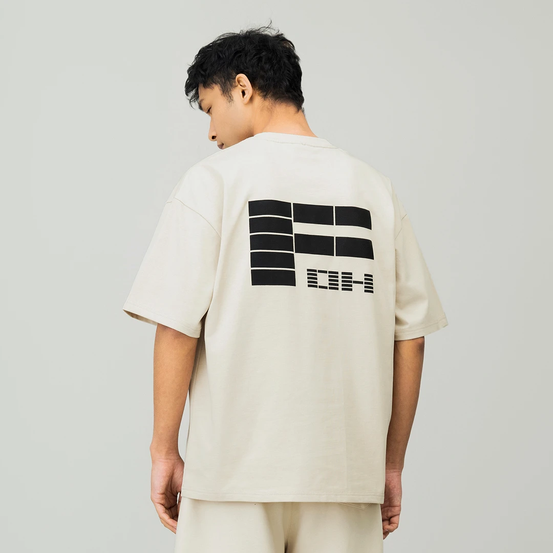 美式高街发泡字母印花圆领短袖T恤男2025夏季新款宽松上衣女