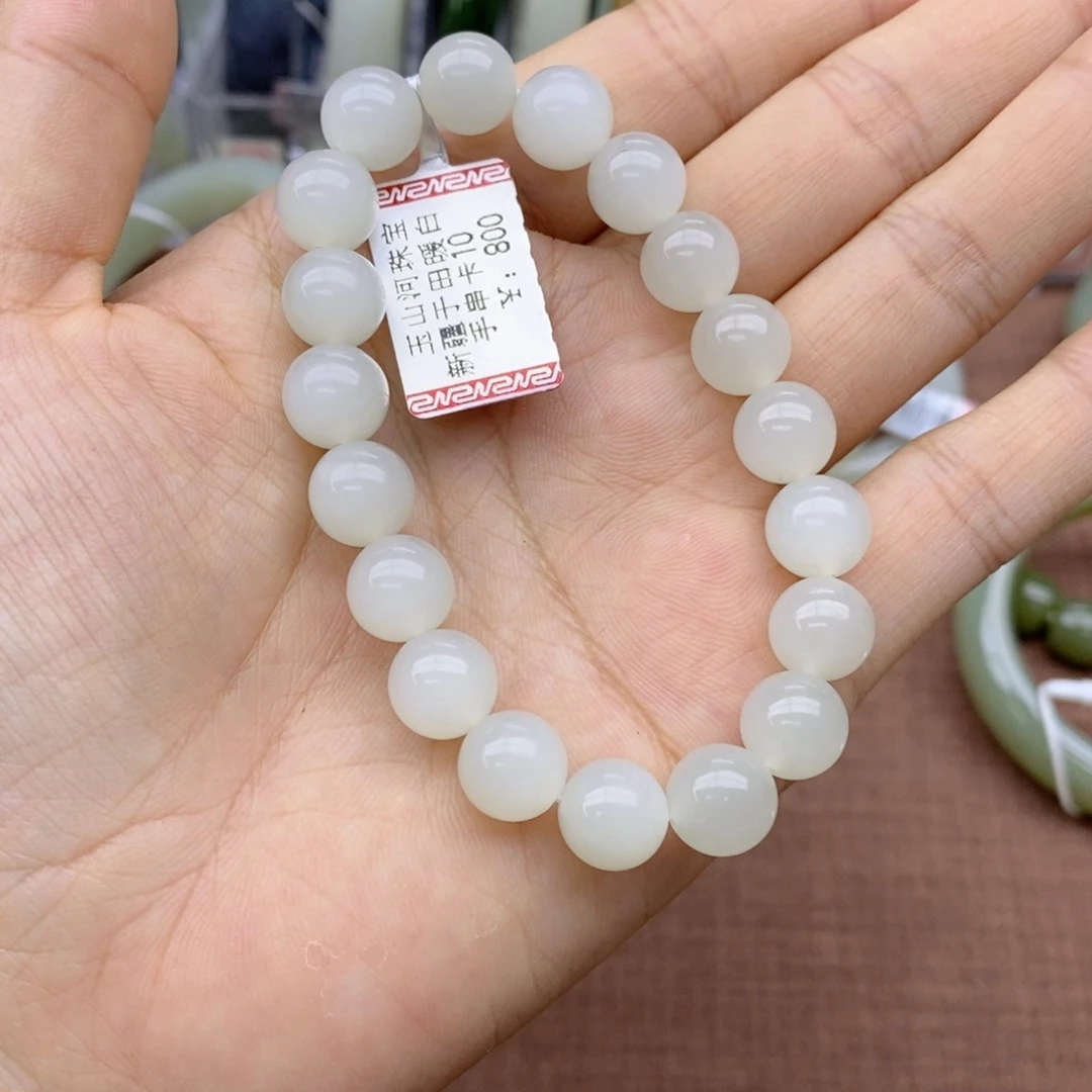 未镶嵌手串和田玉卡10