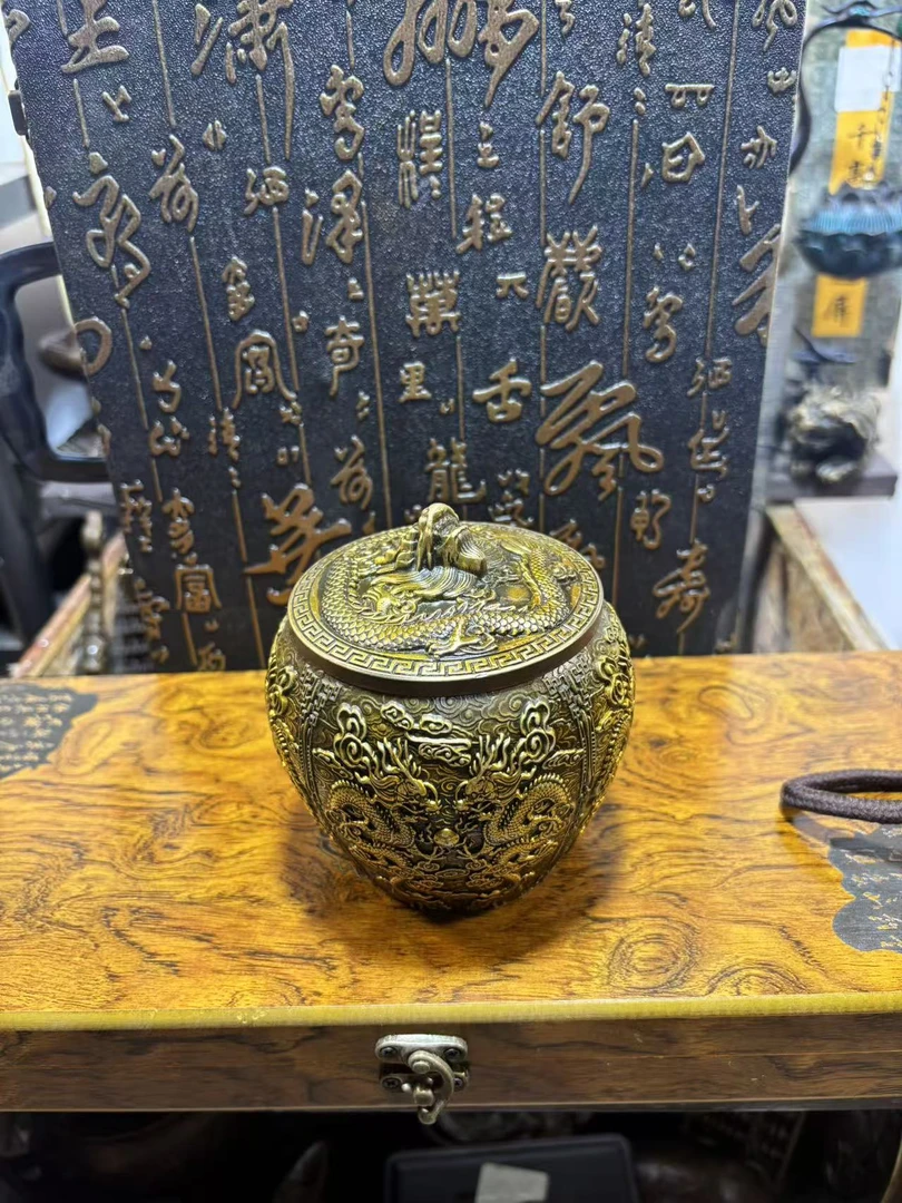 【闪购链接】九龙茶叶罐铜器专属链接