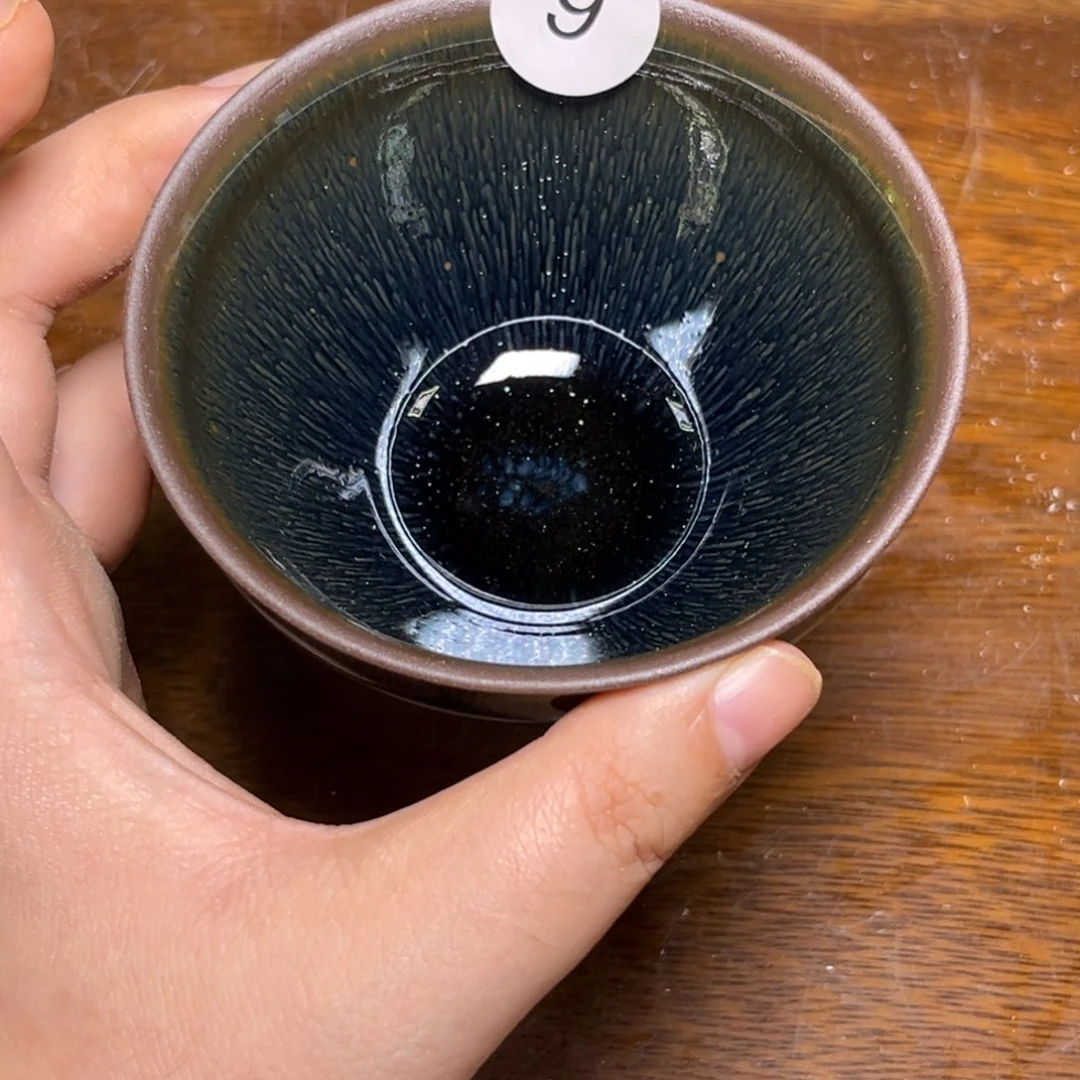 茶盏乌泥窑柴烧建盏开窑