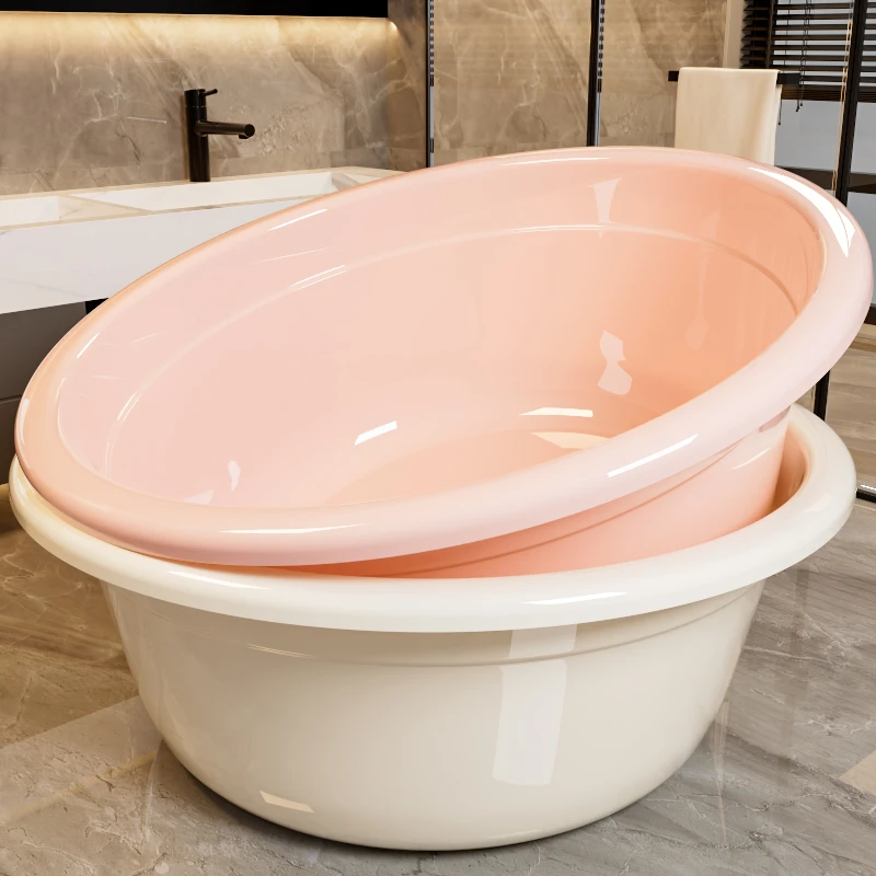 洗被子加大号洗衣盆家用特大加厚洗床单被套盆子加深洗衣桶塑料盆