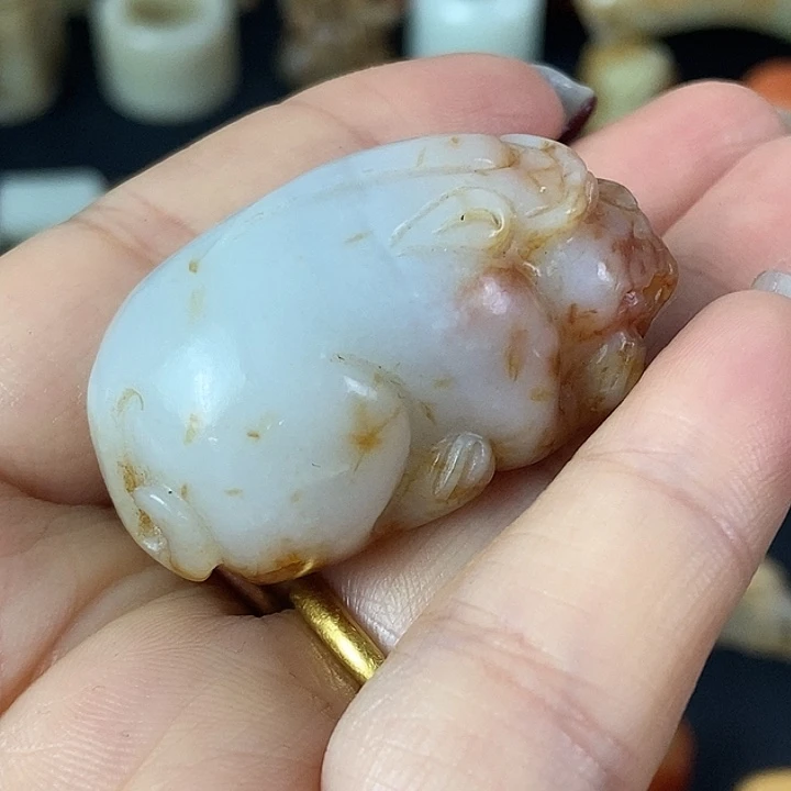 和田玉（糖玉）挂件未镶嵌路**平