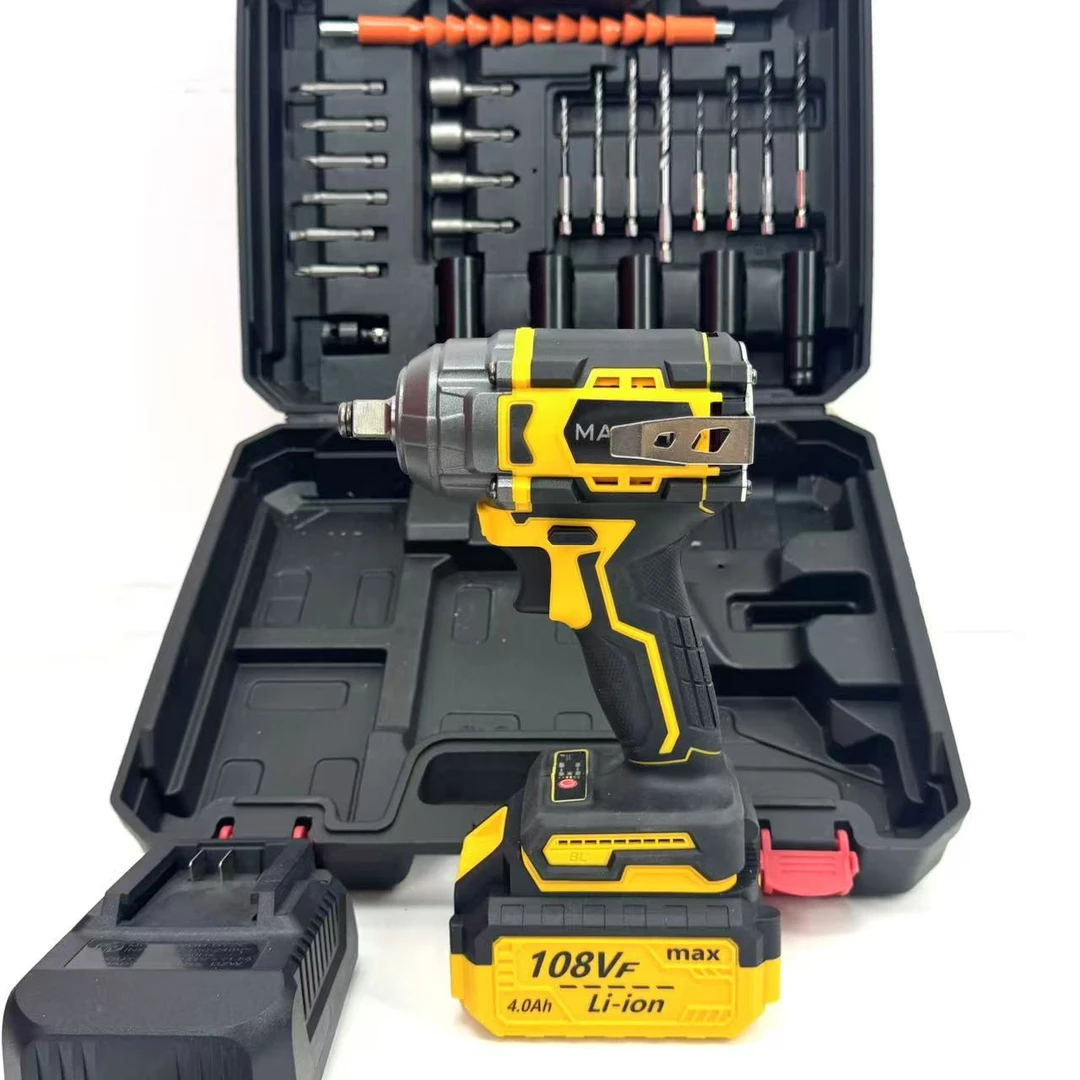 牧高 新款大扭力纯铜无刷电扳手一电一充M819-10A1