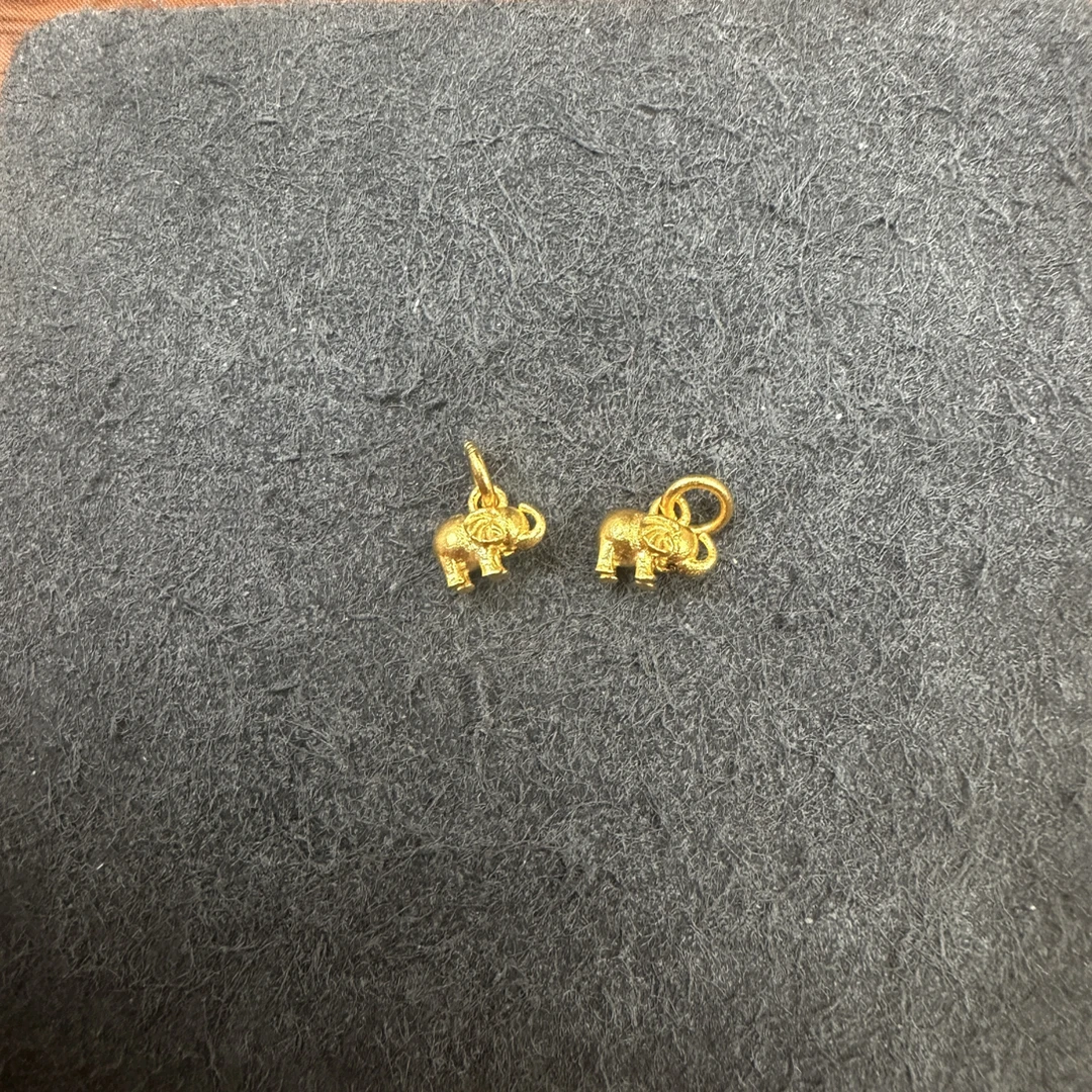 足金999 小象滴流