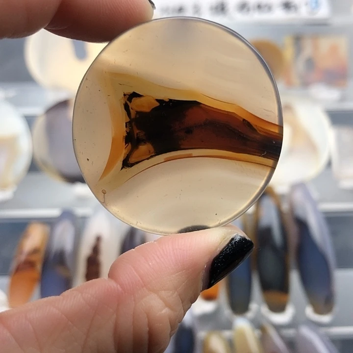 查罗石未镶嵌珠宝半成品86