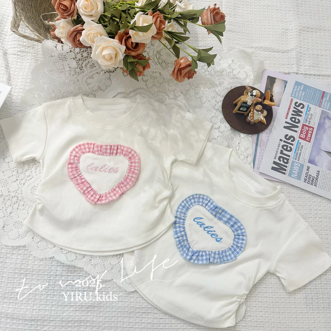 番茄家*夏季上新爱心T恤D-W219