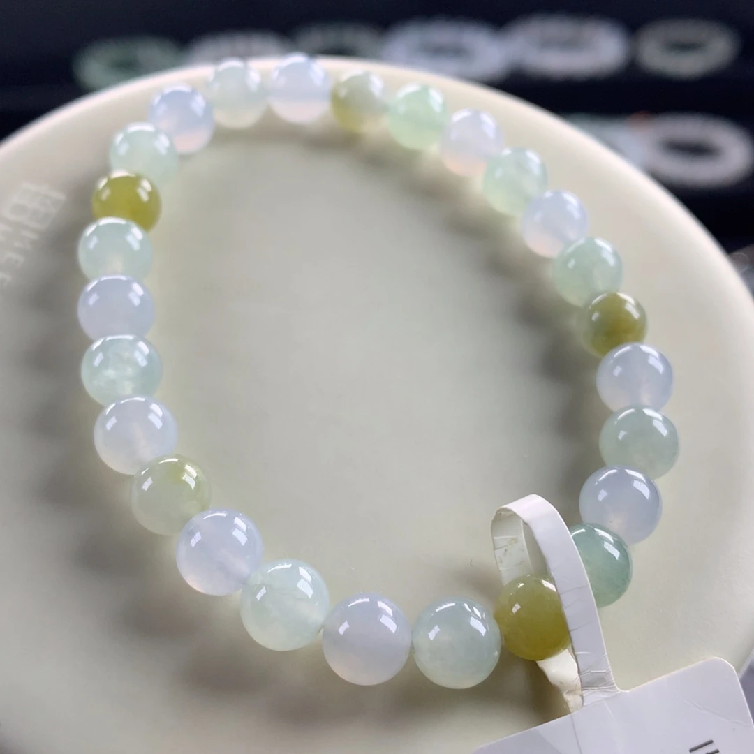 翡翠未镶嵌手链卡7