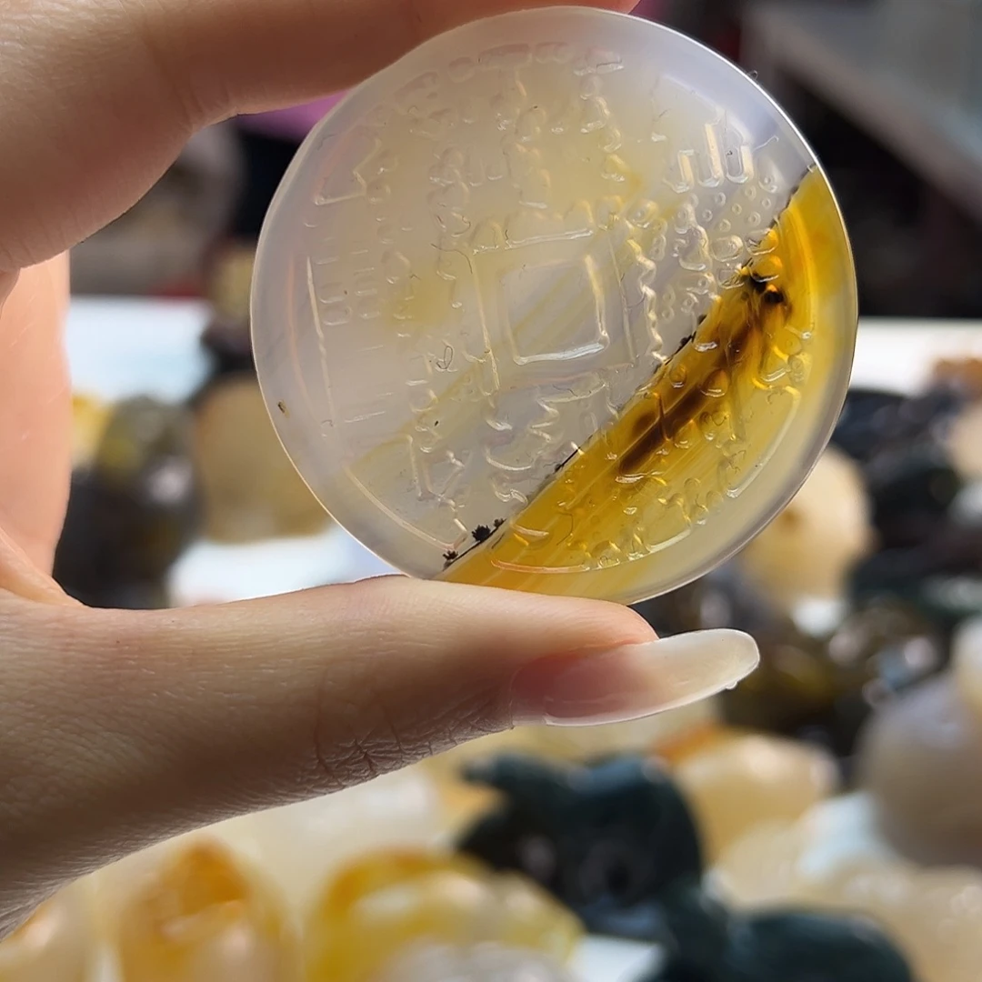 玛瑙/玉髓未镶嵌吊坠(不含链)