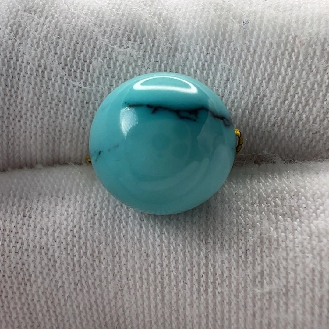 未镶嵌绿松石圆珠10.3mm