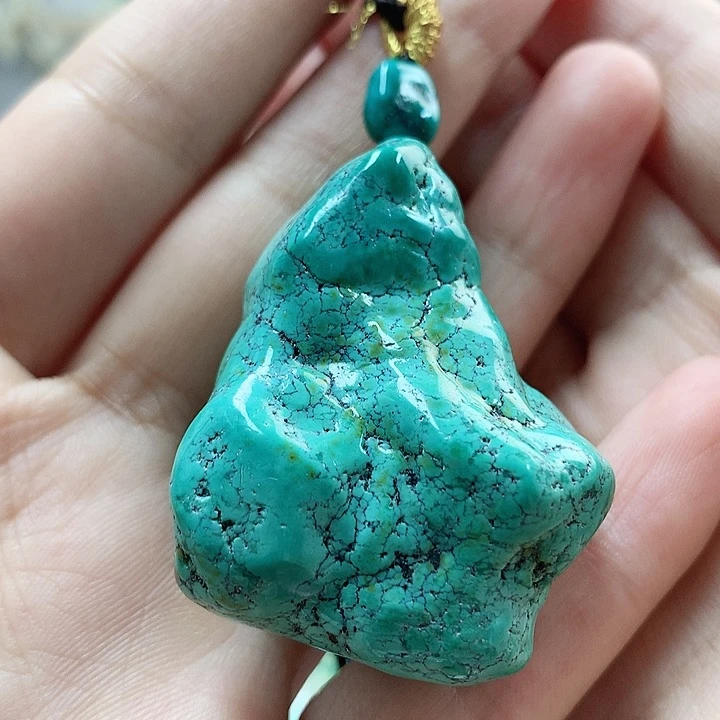 未镶嵌绿松石珠宝奇石