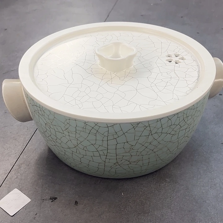 10寸冰裂纹砂锅双二