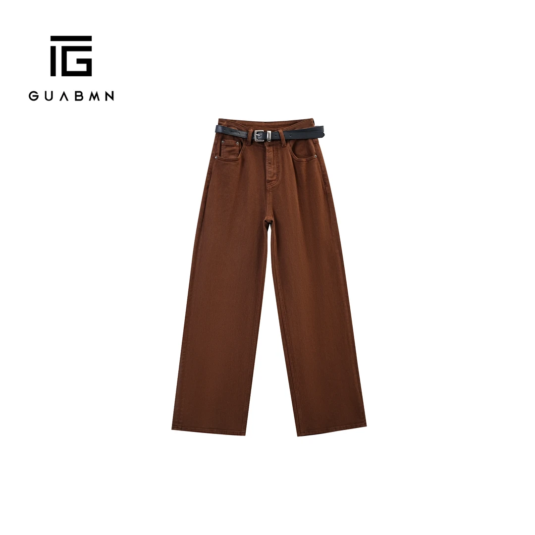 2024秋季新款设计感休闲时尚百搭灯芯绒直筒休闲裤3698