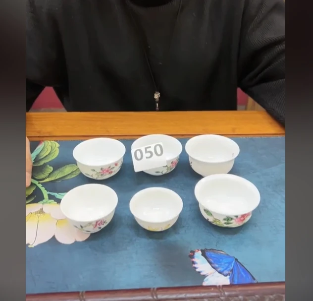 景德镇国营好瓷推荐官珐琅彩研究院  主人杯六只050