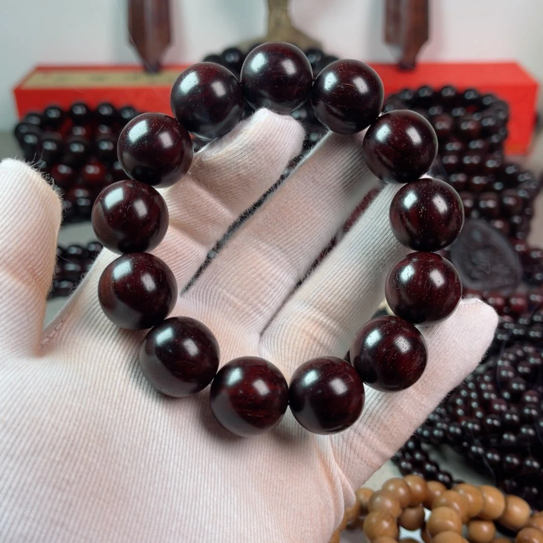 小叶紫檀手串/手链1.8高油密细金星