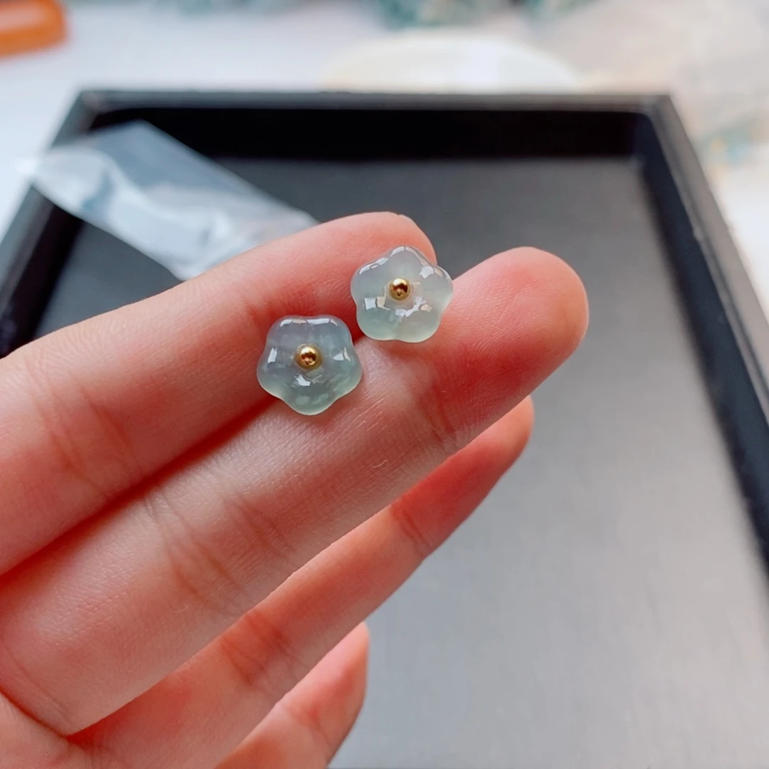 银S925镀金镶嵌手链翡翠配饰