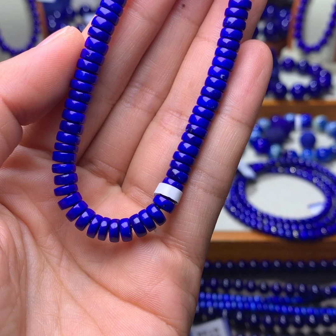 青金石手串未镶嵌雨*6mm128