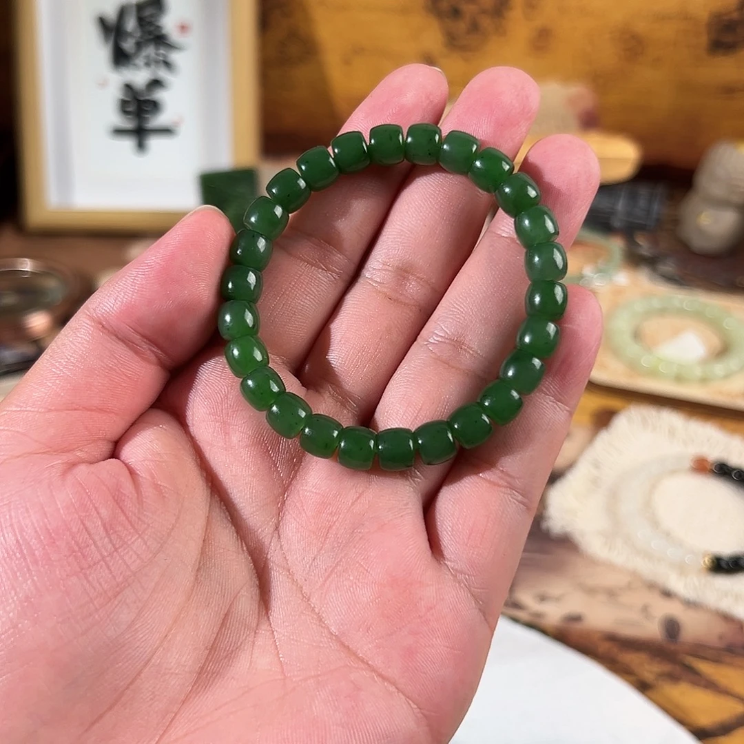 和田玉未镶嵌手链
