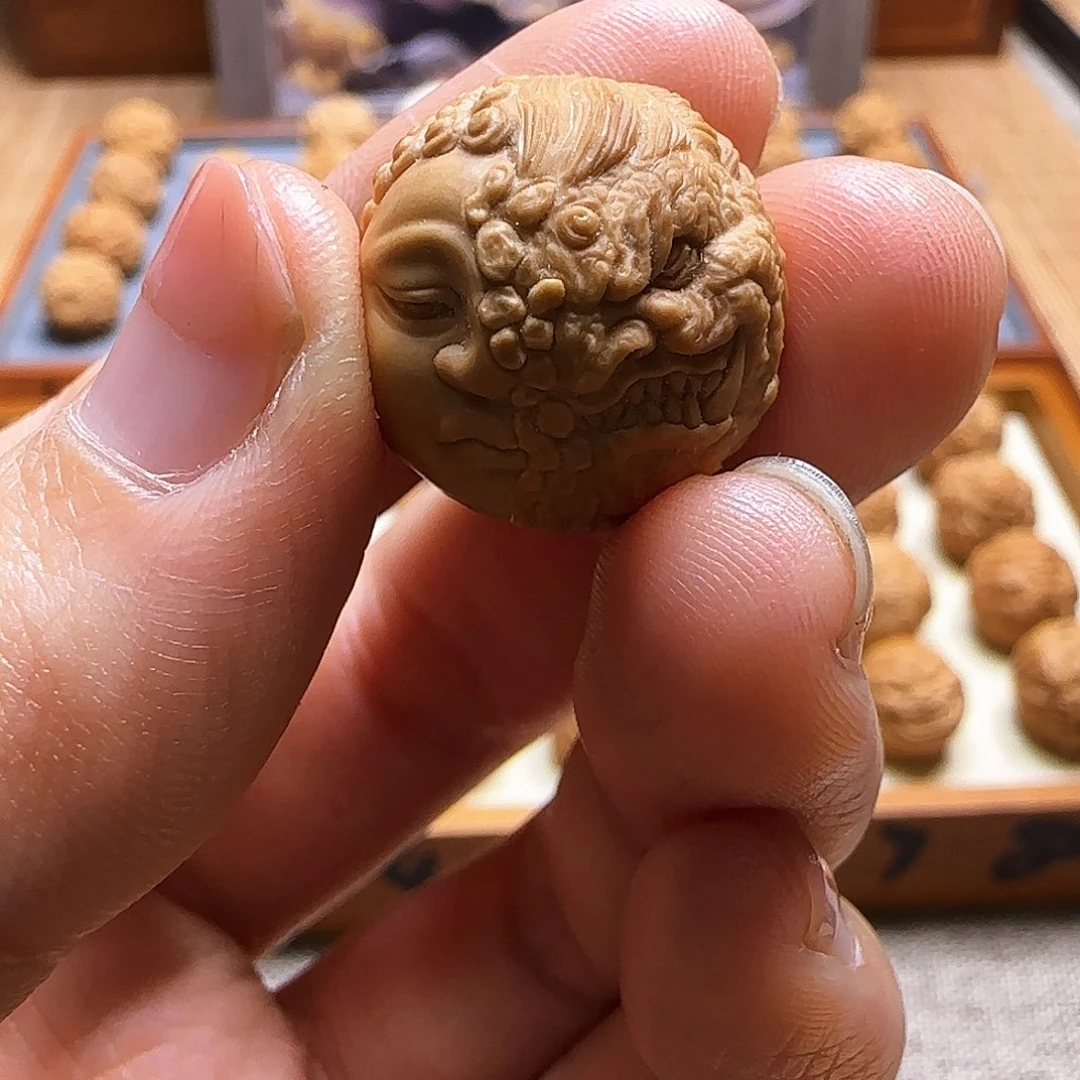 猴头核桃吊坠佛魔一念2.0精工尺寸备注