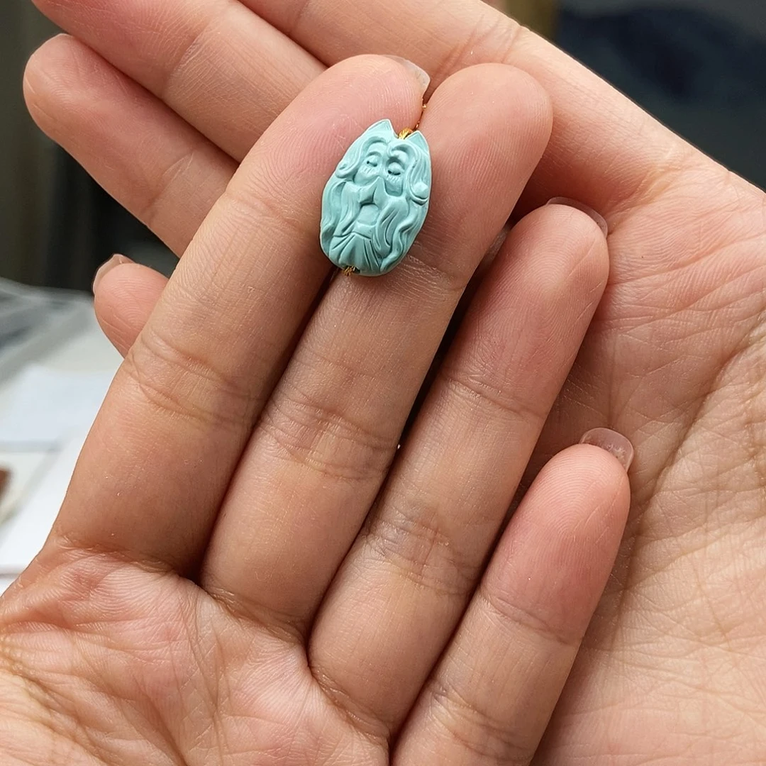 未镶嵌绿松石珠宝奇石