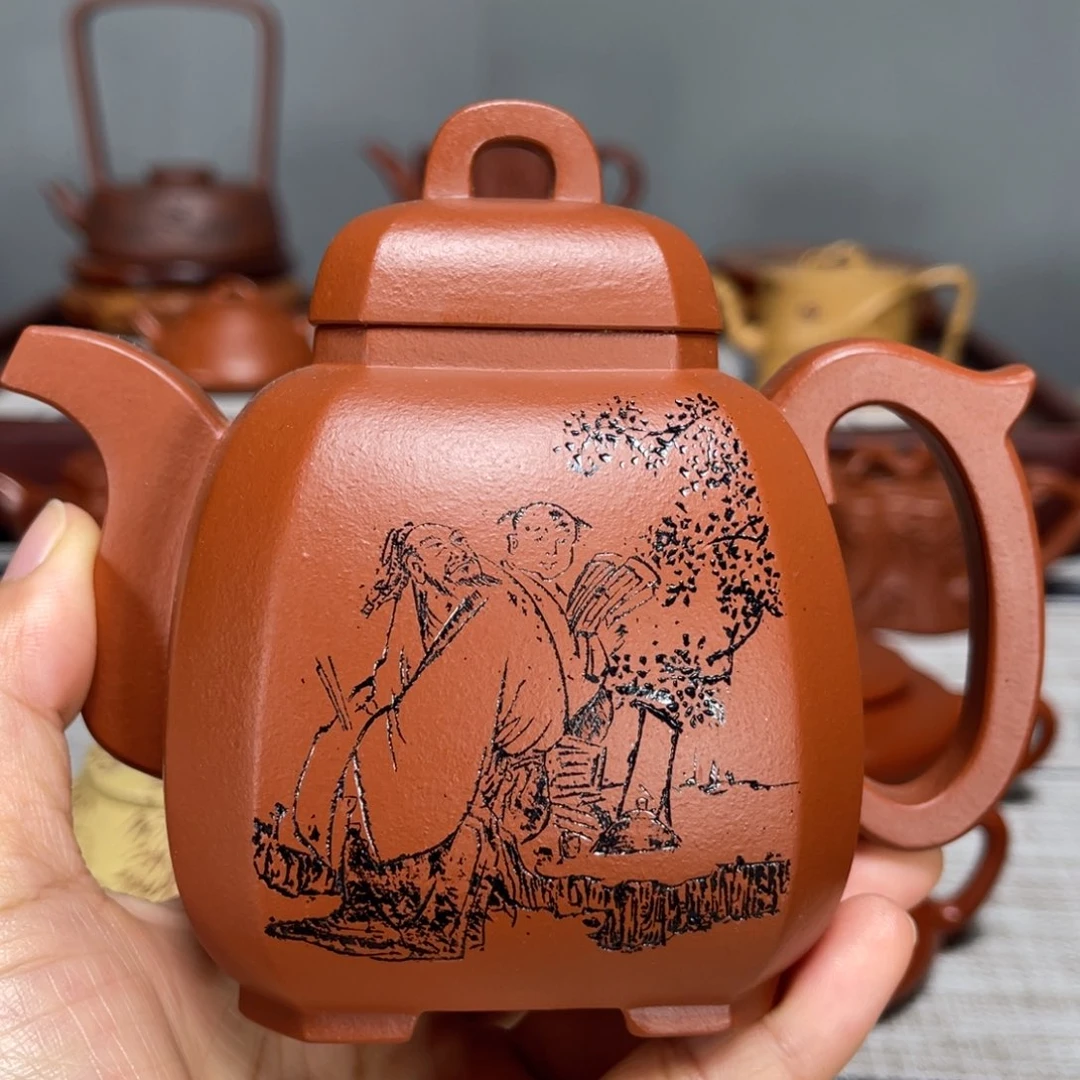 紫砂茶壶许*全手工制作，310c