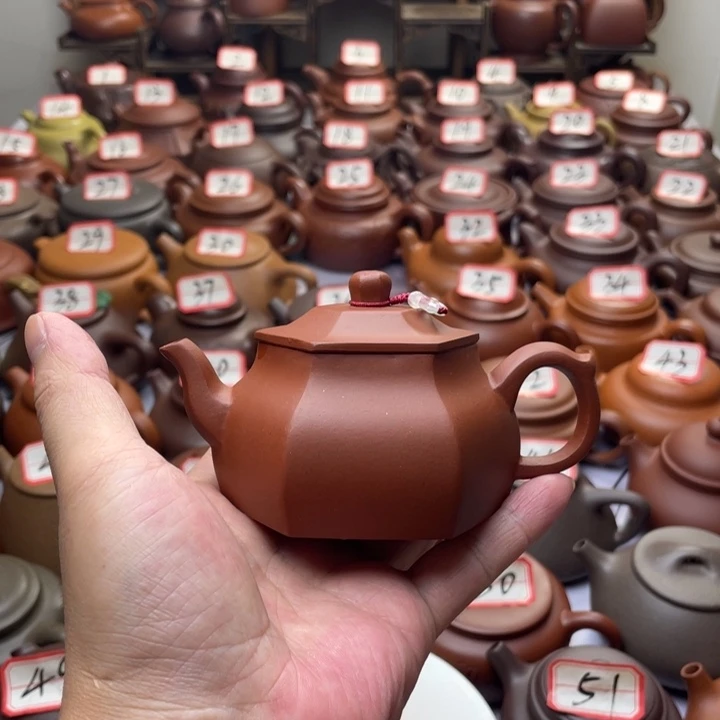 达***风紫砂茶壶微瑕半手工