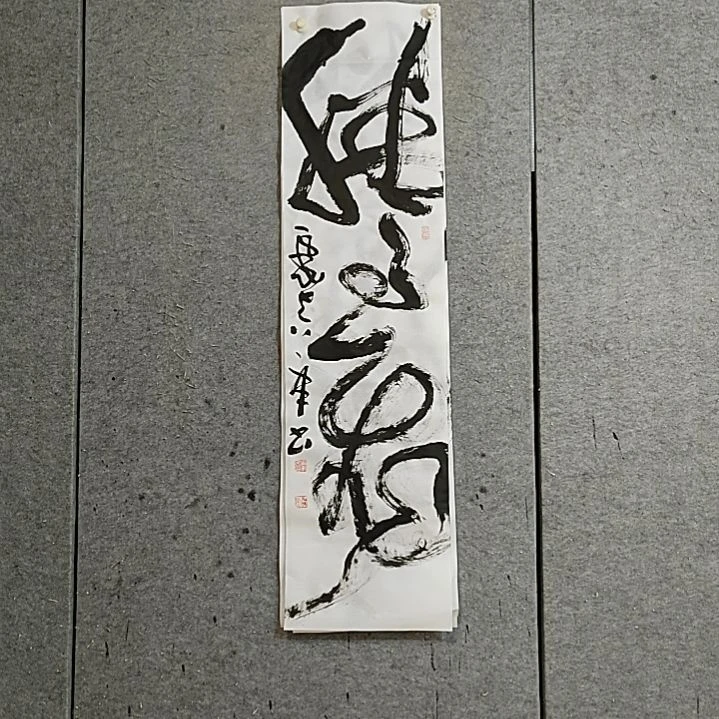 书法宋秉民。四尺对开。腾飞