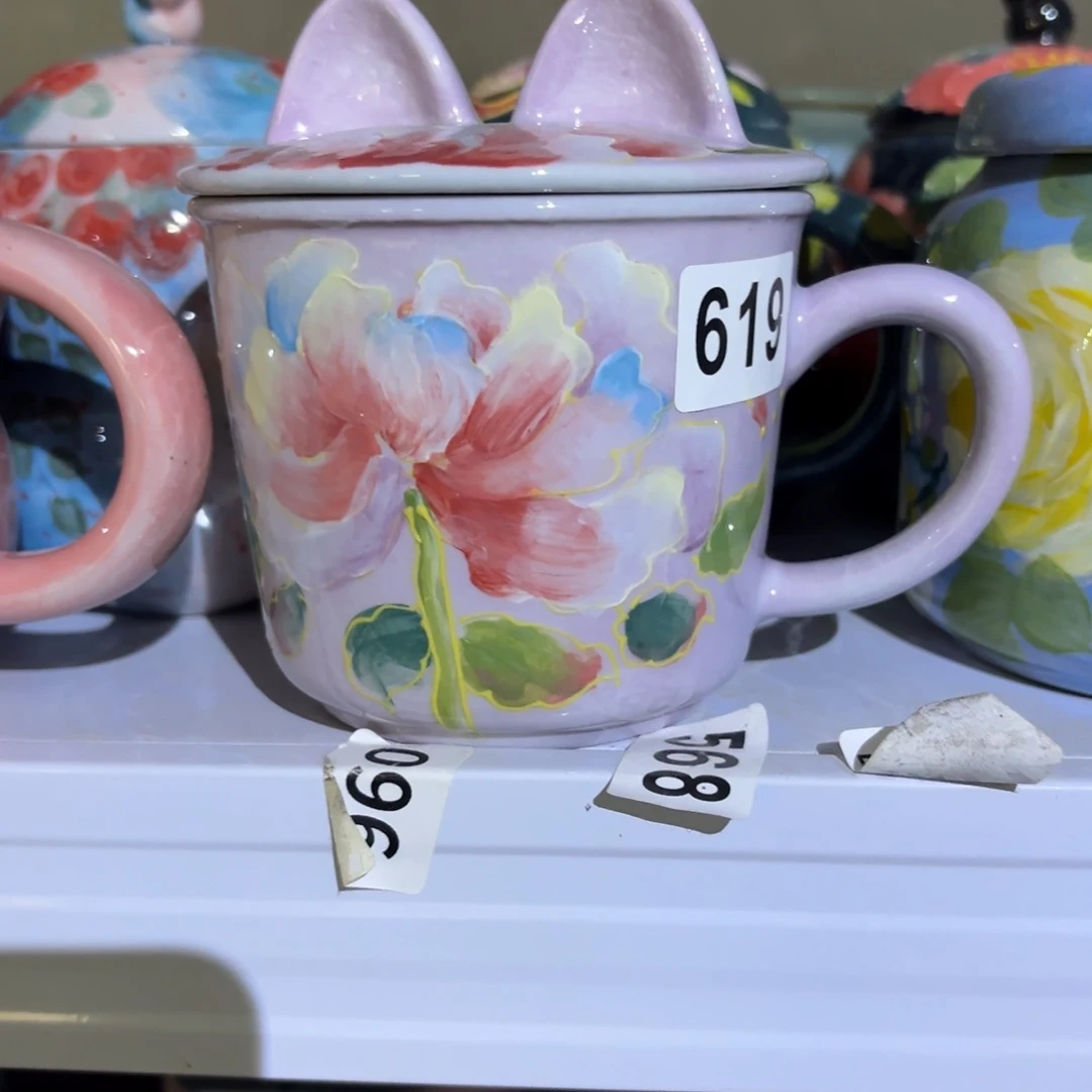 景德镇手绘高温釉下彩陶瓷茶具