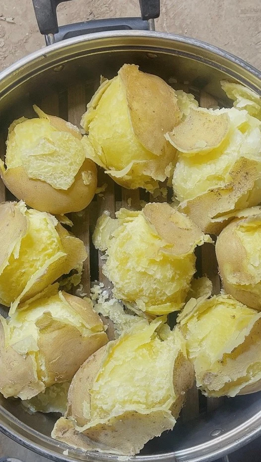 农家土豆黄心沙面旱地土豆
