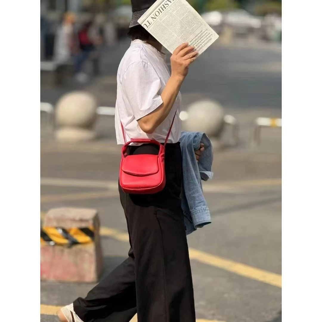 25389红色【点点精选】轻奢气质时尚女包