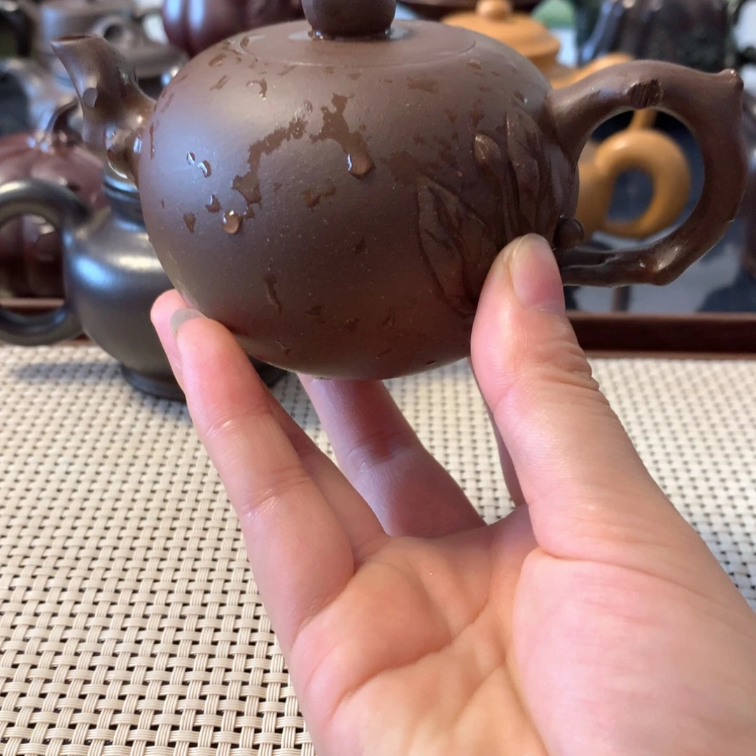 茶壶紫砂宜兴原矿紫泥180