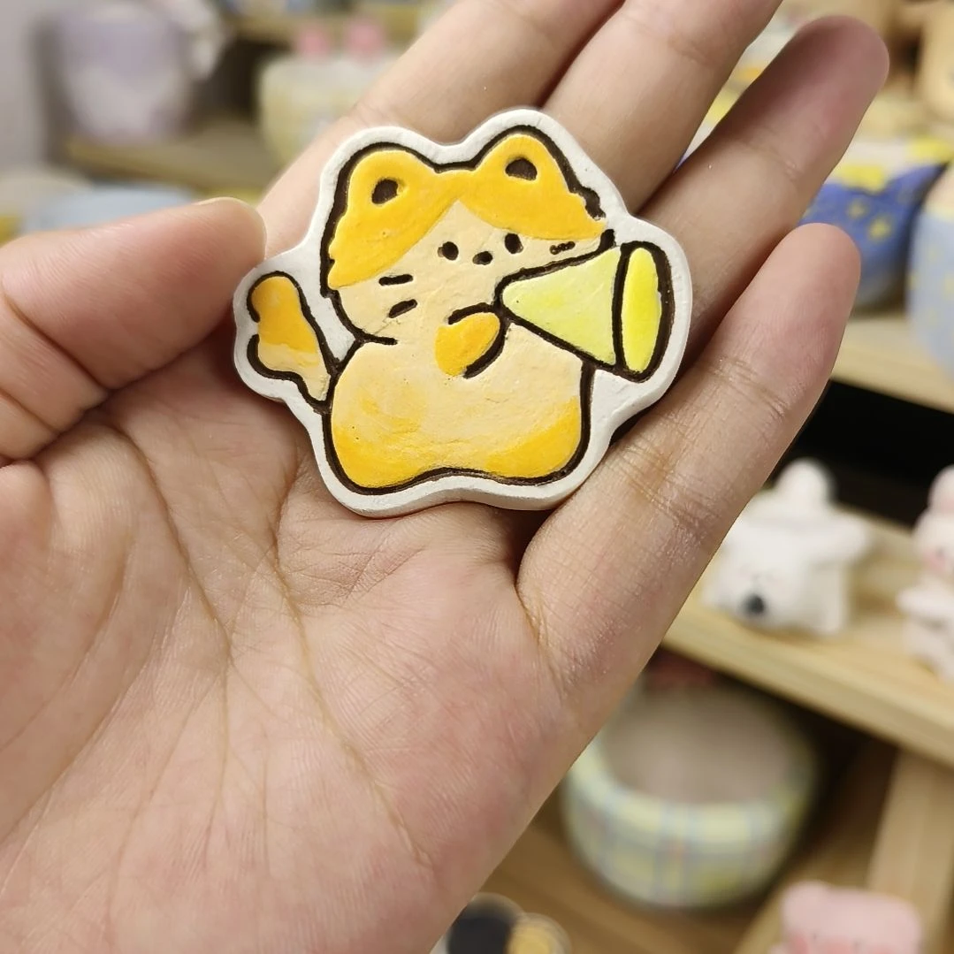 泡***沫超可爱小猫喇叭冰箱贴