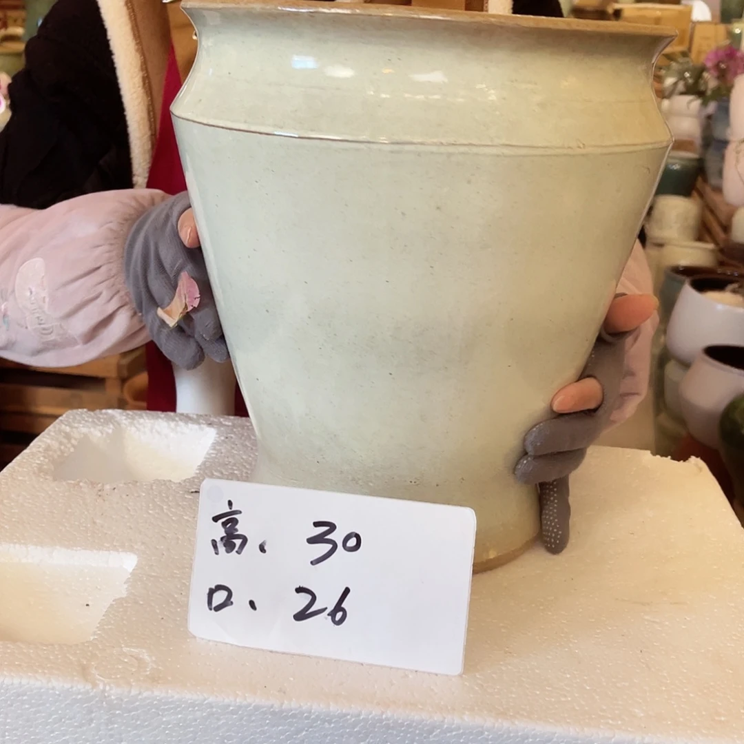 紫砂花盆高度30口径26