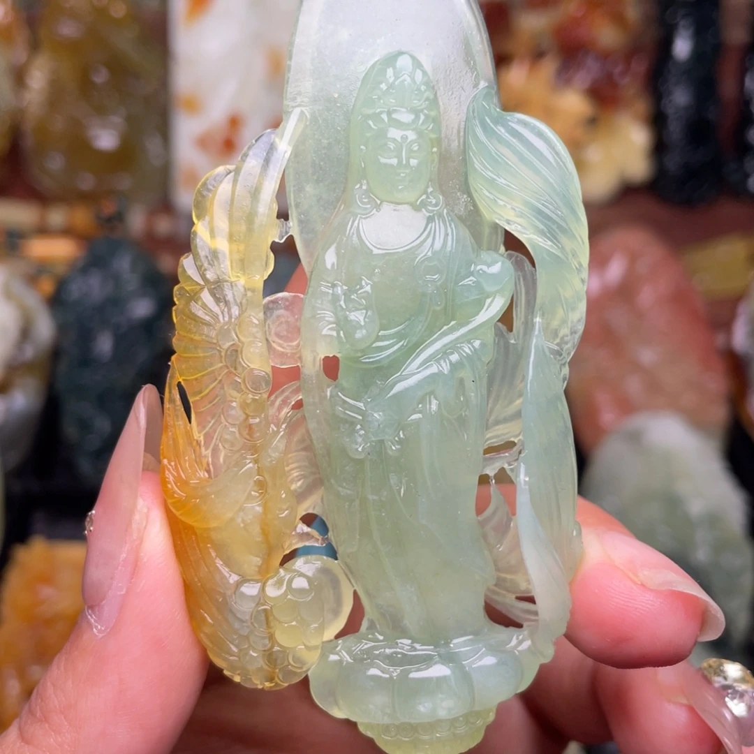 零***味蛇纹石玉未镶嵌颈饰