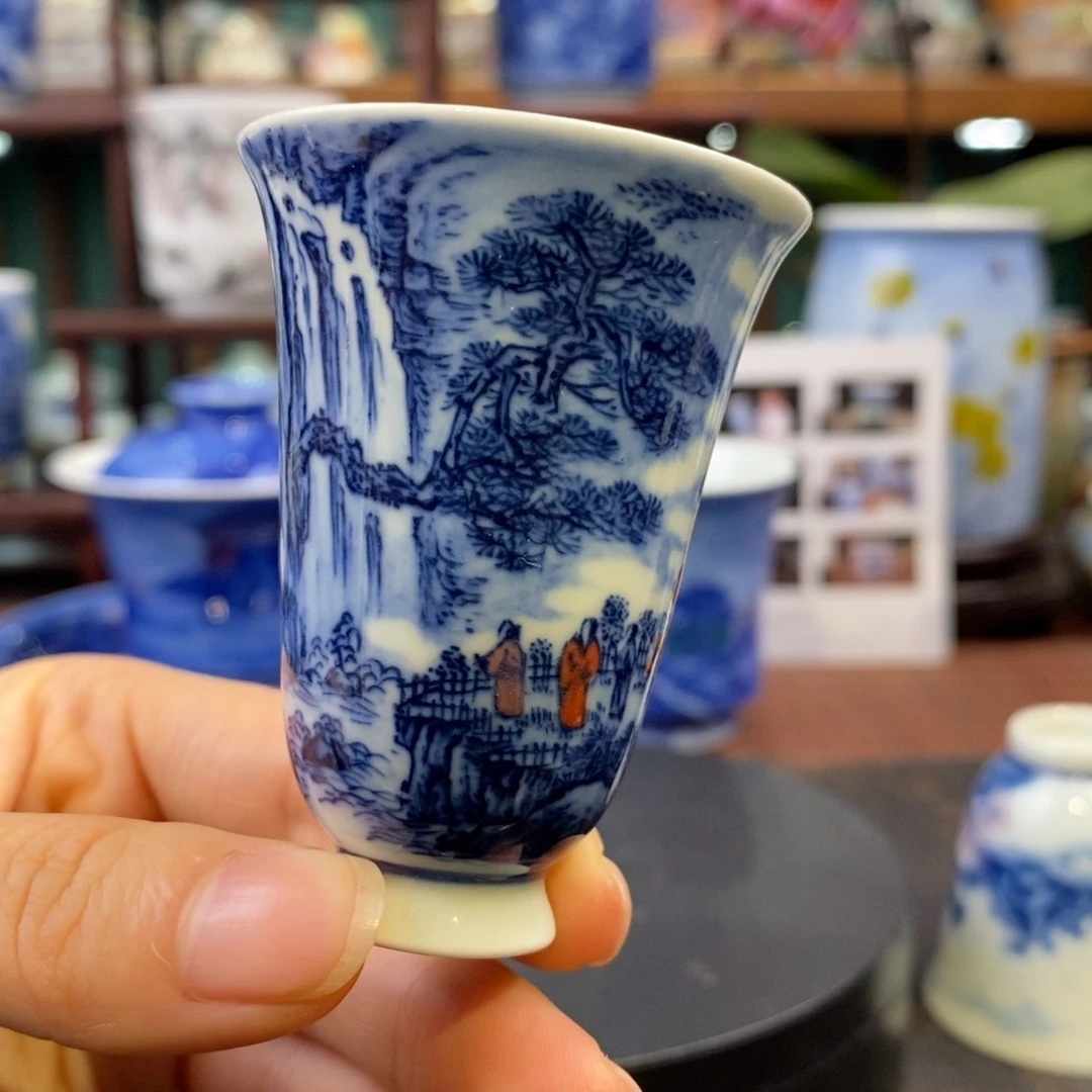 清三山水小闻香杯