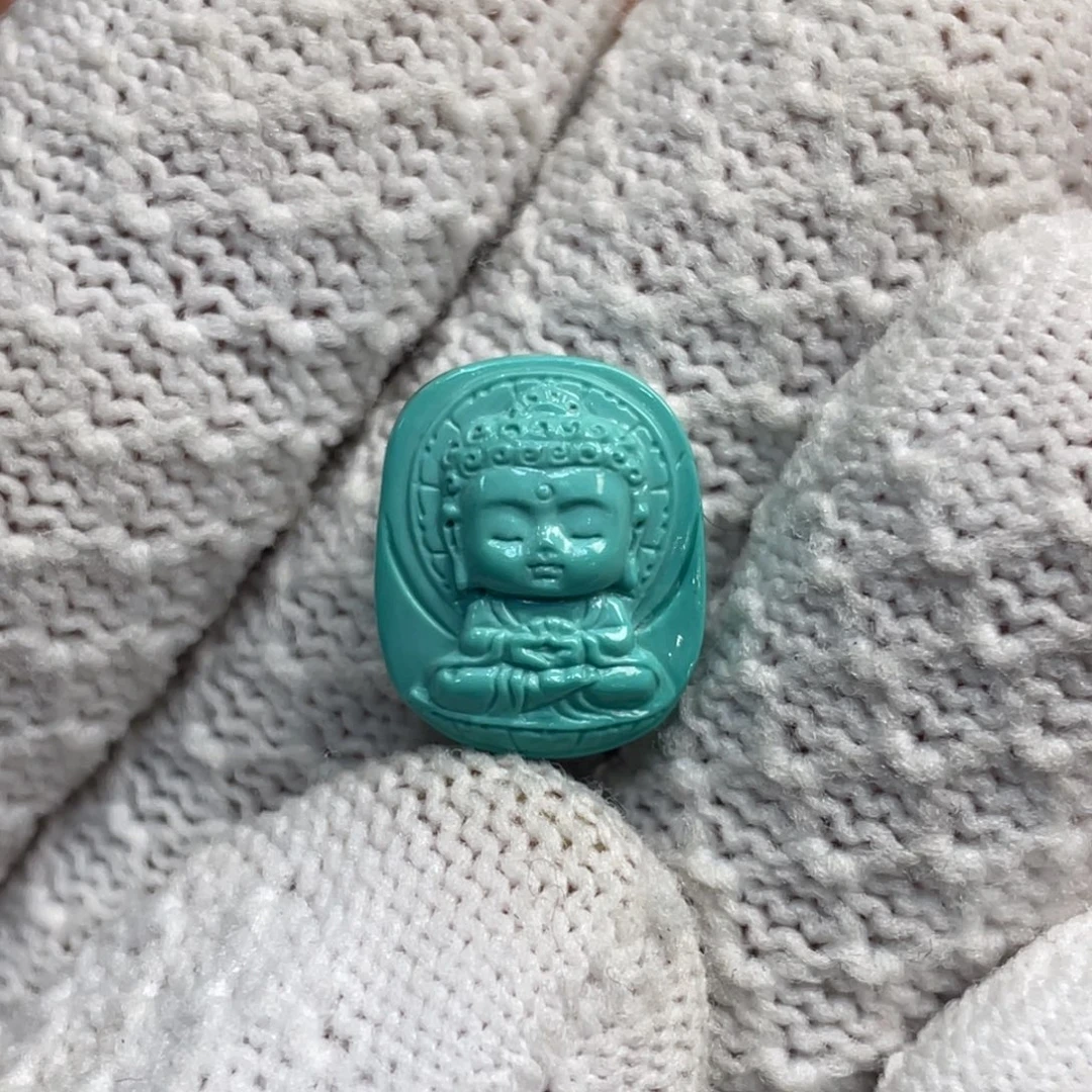 绿松石未镶嵌吊坠(不含链)