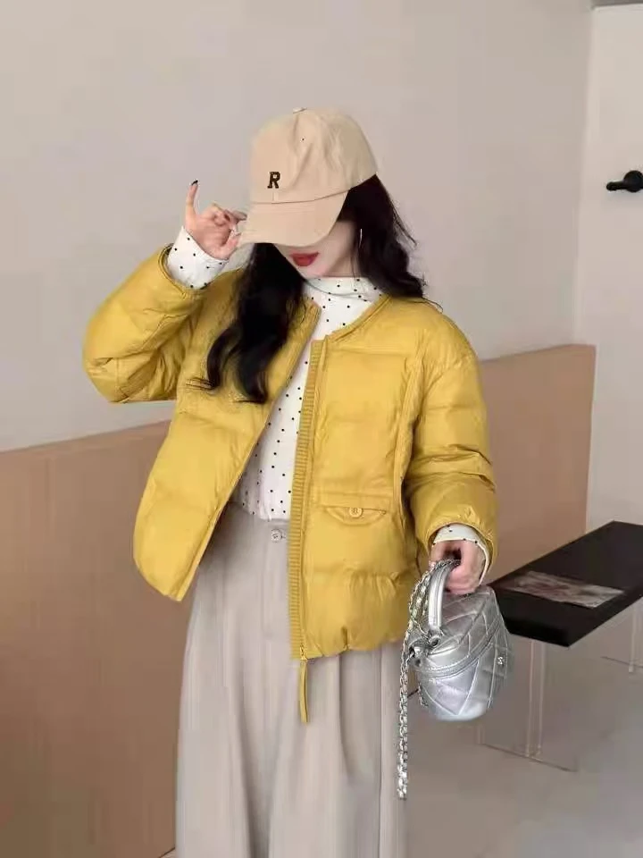 285【羽】女装外套洋气短款时尚轻薄韩版秋冬简约外套