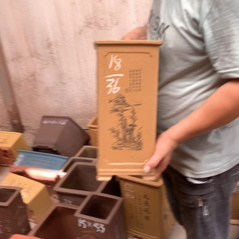 紫砂花盆手工定制