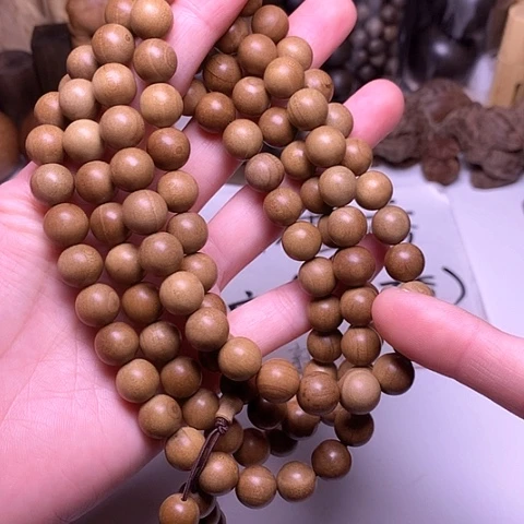 檀香木手串/手链檀香1.0/108多圈顺纹