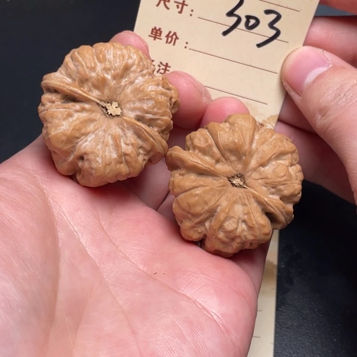 把件文玩核桃蛙蛙40尺白茬303